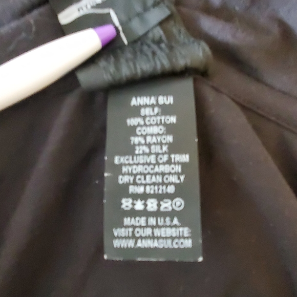 Anna Sui Mixed Media Open Front Top - Picture 5 of 7